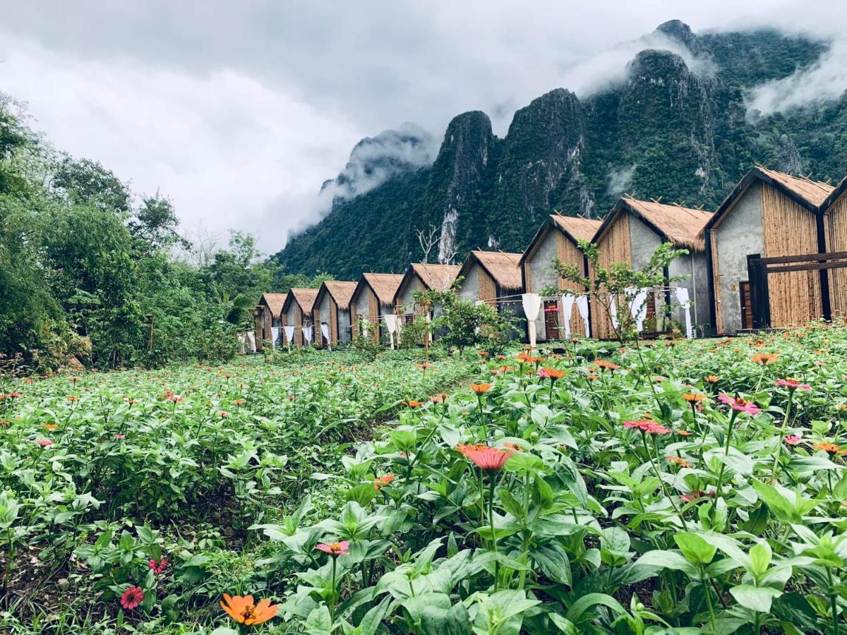 Vangvieng Angsavanh Resort ヴァンヴィエン エクステリア 写真