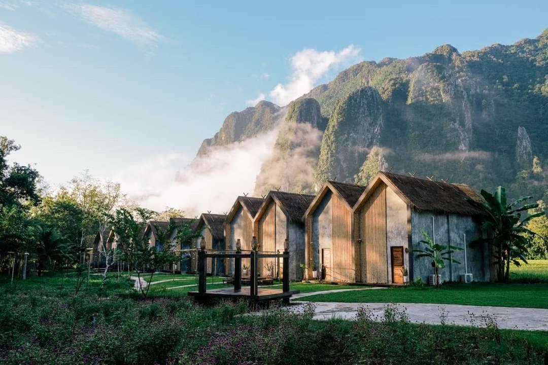 Vangvieng Angsavanh Resort ヴァンヴィエン エクステリア 写真