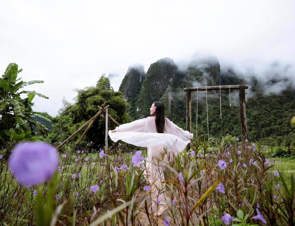 Vangvieng Angsavanh Resort ヴァンヴィエン エクステリア 写真