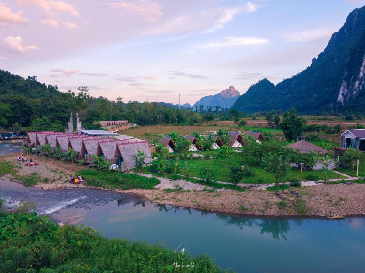 Vangvieng Angsavanh Resort ヴァンヴィエン エクステリア 写真