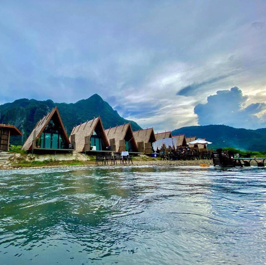Vangvieng Angsavanh Resort ヴァンヴィエン エクステリア 写真