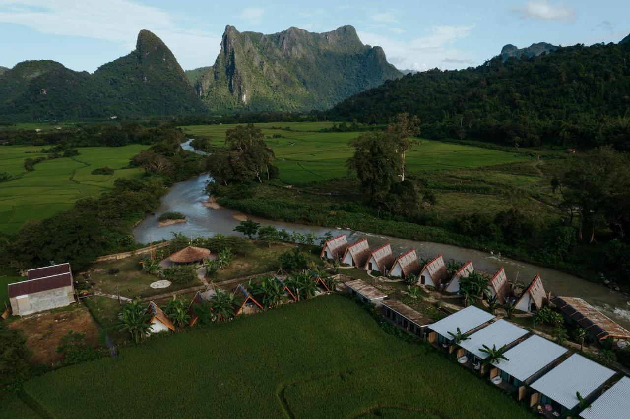 Vangvieng Angsavanh Resort ヴァンヴィエン エクステリア 写真