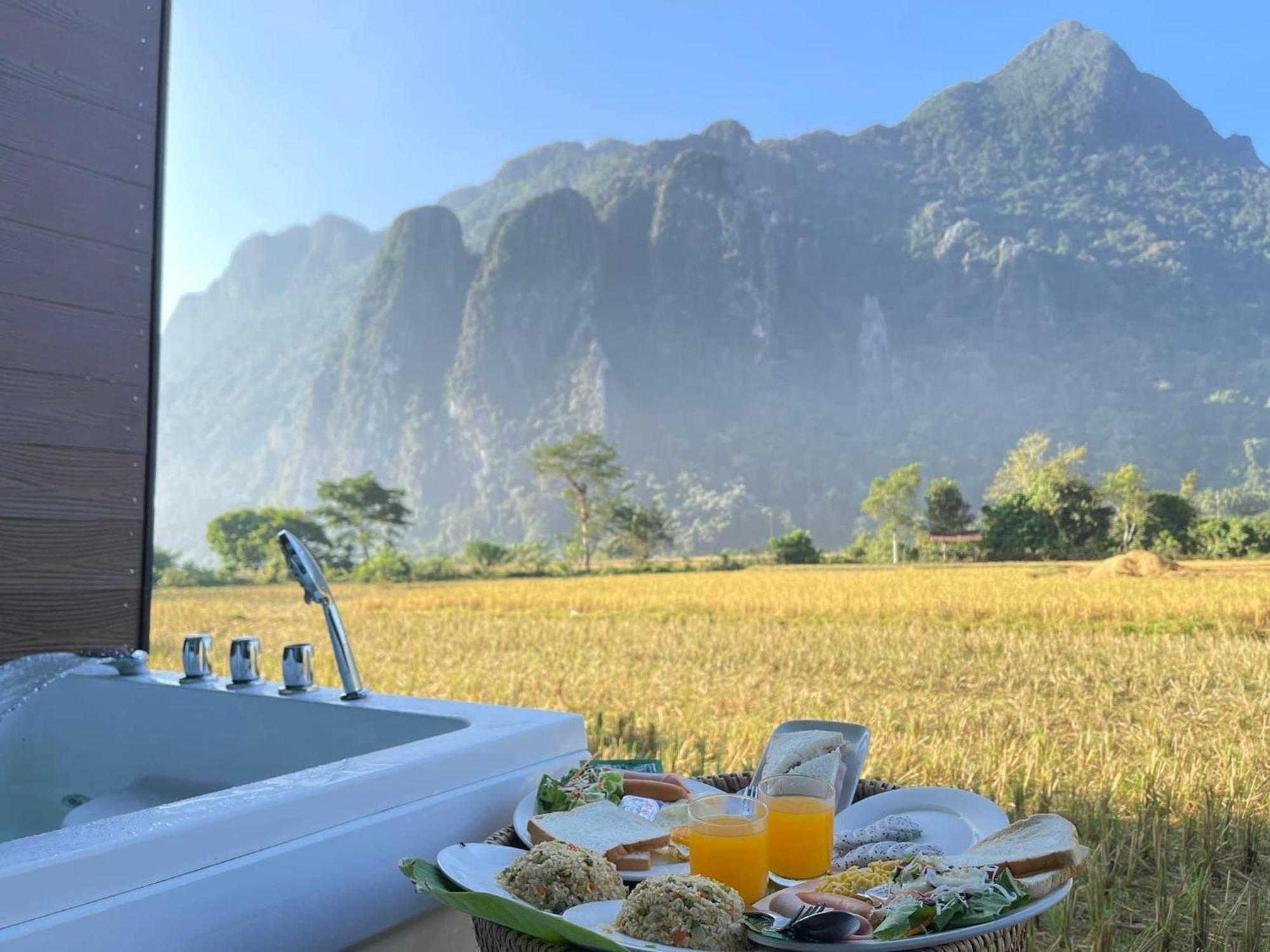 Vangvieng Angsavanh Resort ヴァンヴィエン エクステリア 写真